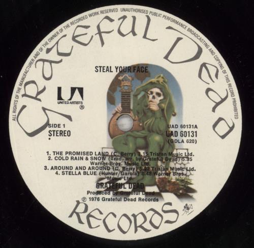Grateful Dead Steal Your Face + For Dead Heads LP - Stickered UK 3 Grateful Dead Steal Your Face + For Dead Heads LP - Stickered UK 3